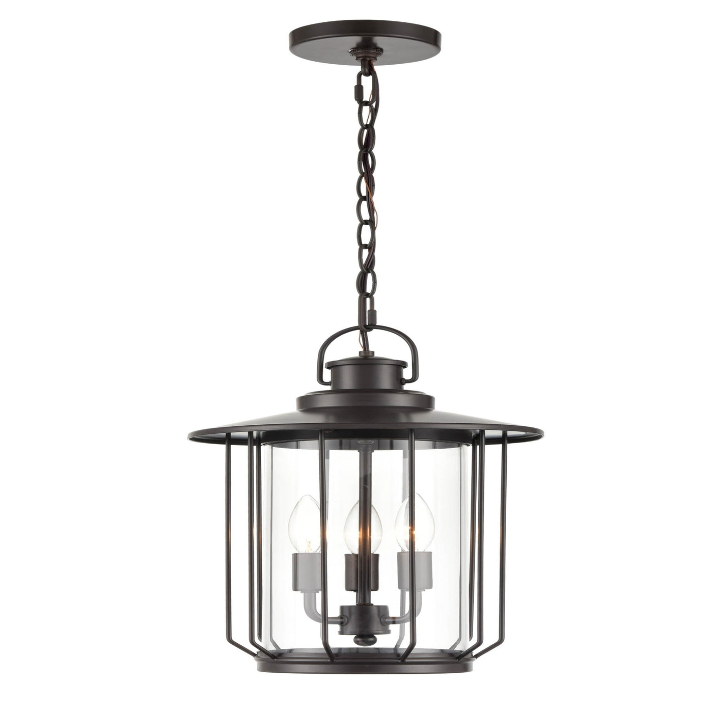Millennium Lighting 3 Light 22.5" Outdoor Pendant Light, Belvoir Collection