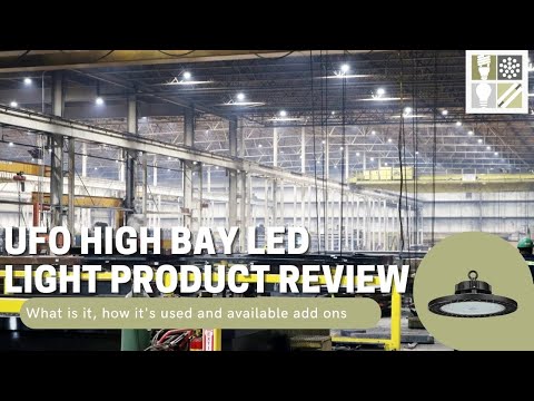 Saturn 2 LED UFO High Bay, 240 watt, 120-277V, 34163 Lumens, Comparable to 450 Watt Fixture