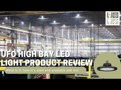 Saturn 2 LED UFO High Bay, 240 watt, 120-277V, 34163 Lumens, Comparable to 450 Watt Fixture