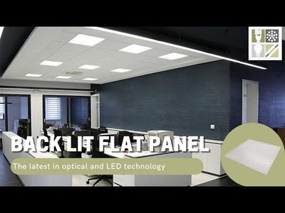 2 x 2 Foot Back Lit LED Flat Panel, 120-277V, Selectable Wattage and CCT