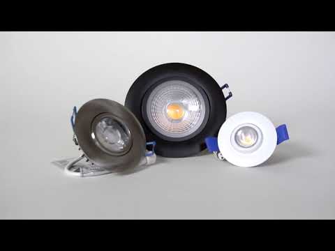 2″ Round Eyeball Gimbal LED, 5.5W, Multiple CCT and Finishes