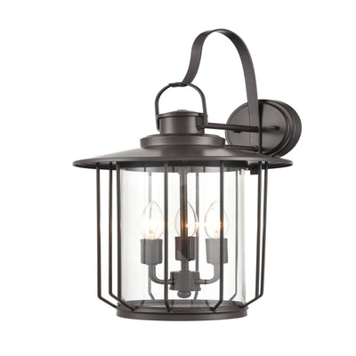 Millennium Lighting 3 Light 22.5" Outdoor Wall Sconce, Belvoir Collection