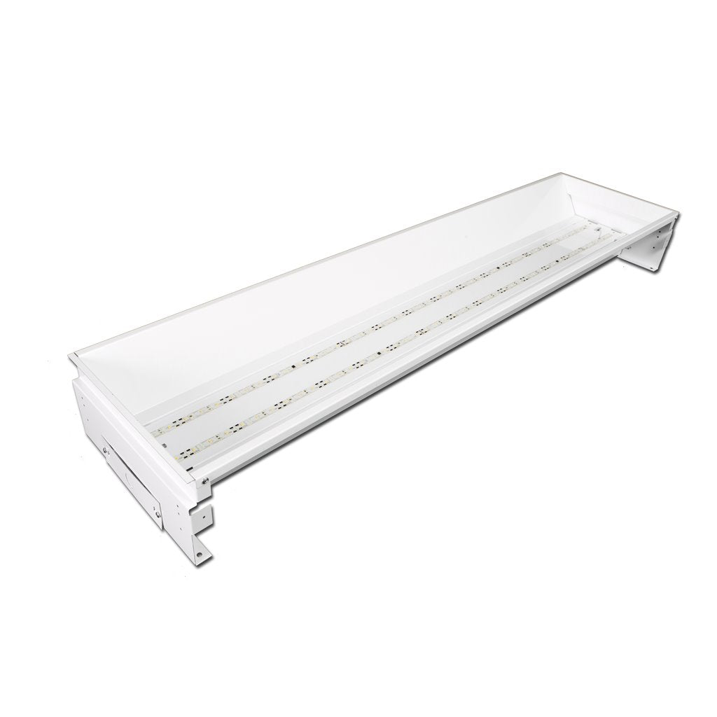 8ft Tandem Linear Recessed Channel 4500-9000 Lumens 2 or 4x18W LED 4000K Lamps Included