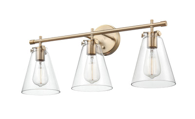Millennium Lighting Three Light Vanity Aliza Series (Available in Modern Gold, Brushed Nickel, and Chrome Finishes)