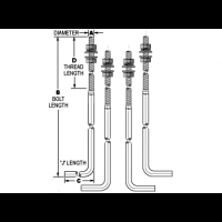 Anchor Bolts For Pole Included