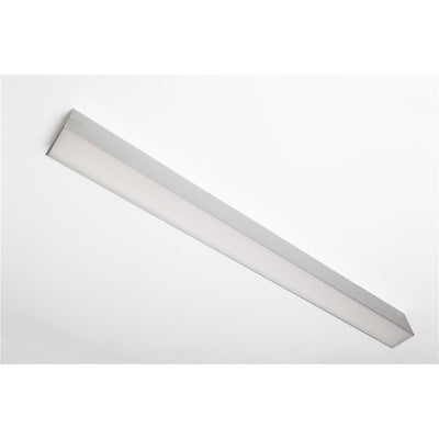 8 Foot LED Surface or Pendant Mount Linear Fixture, RBGW Color Changing, 54 or 108 Watt, White Finish