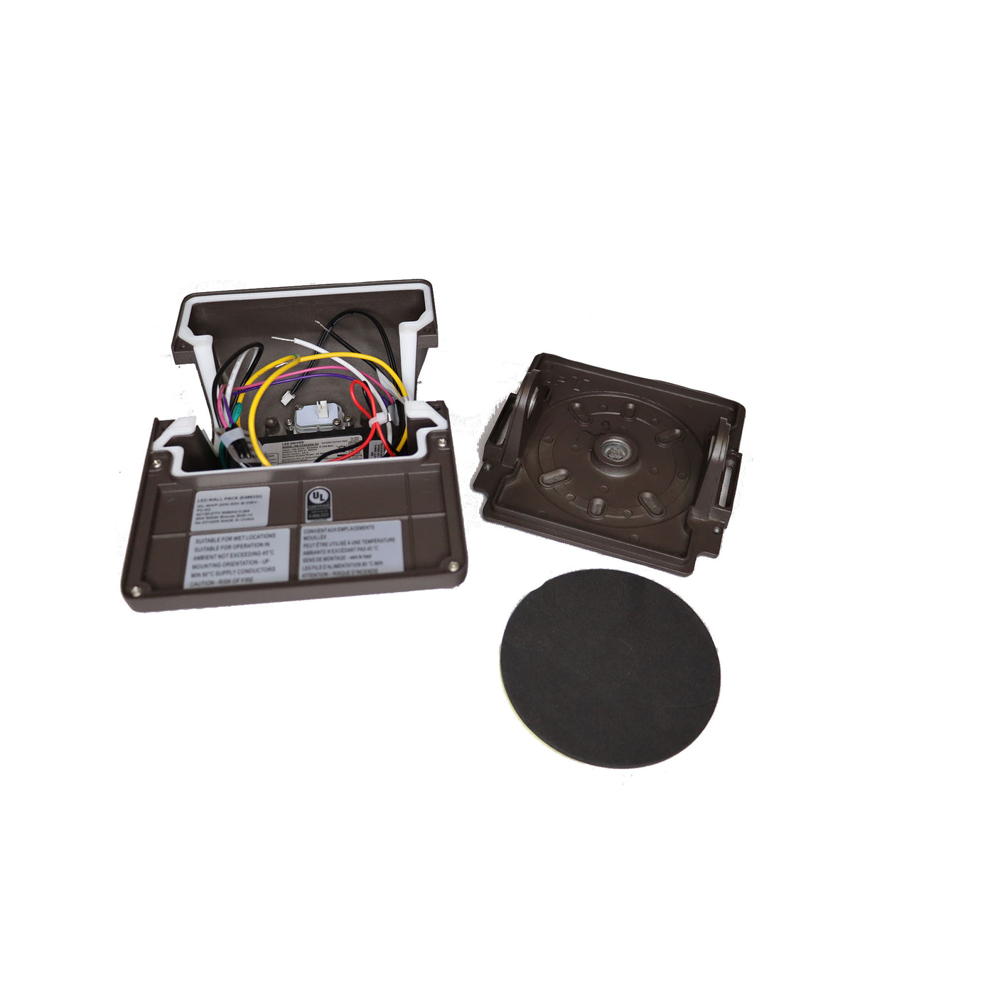 LED Mini Wall Pack, 20 Watt, 2840 Lumens, 120-277V, Bronze Finish, Photocell