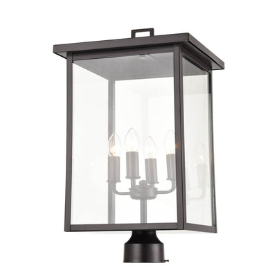 Millennium Lighting 4 Light 30" Outdoor Post Lantern, Barkeley Collection