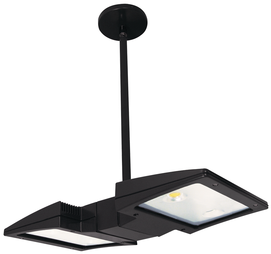 LED Pendant Downlight, 36 watt, 120-277V, Bronze or White Finish