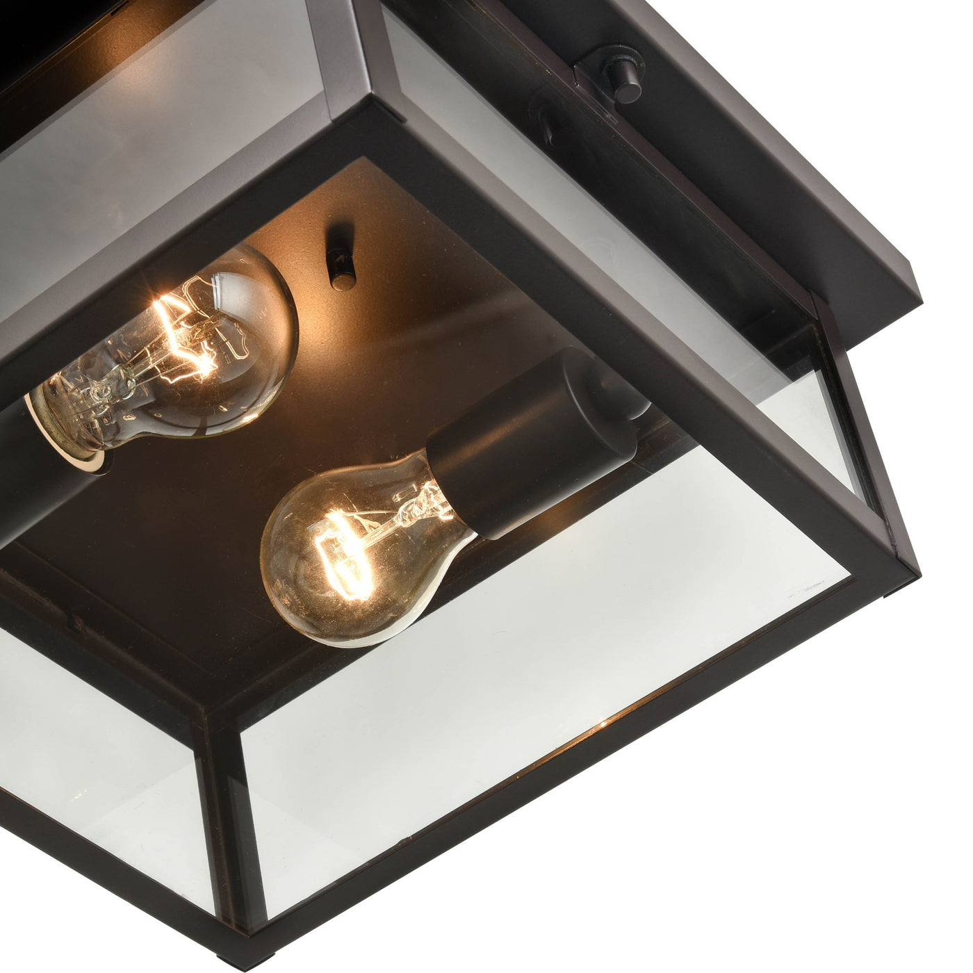 Millennium Lighting 1 Light 5" Outdoor Flush Mount Ceiling Light, Evanton Collection