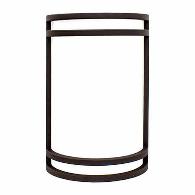 LED Indoor/Outdoor Wall Sconce, 15W, 980Lumens, 120V, CCT Selectable 2700K/3000K/3500K/4000K/5000K, Black, Silver, or Oil-Rubbed Bronze