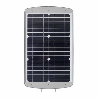 LED Solar Roadway/Flood Light, 54 Watt, 6000 Lumens, 5000K CCT, White Finish