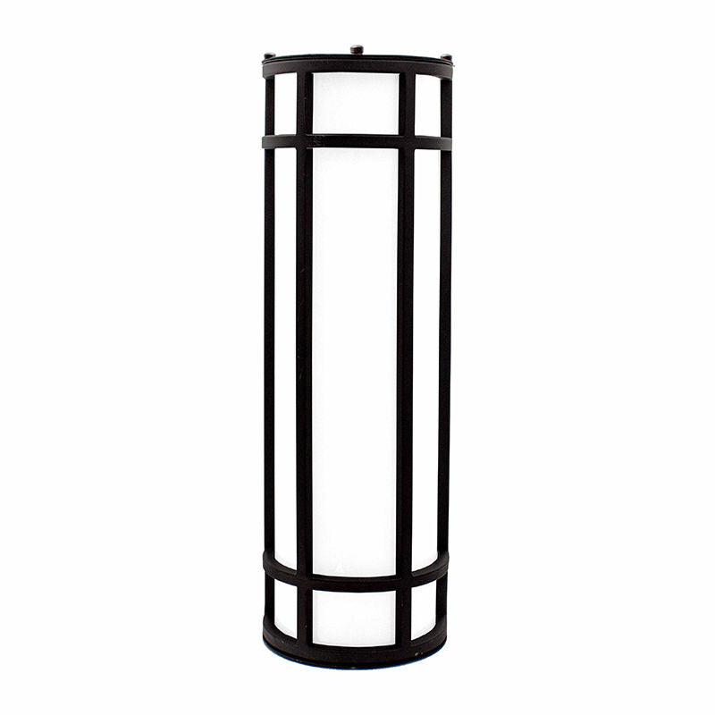 18" LED Outdoor Wall Sconce, 20W, 1500 Lumens, 120-277V, CCT Selectable 3000K/4000K/5000K, Dark Bronze or Silver Finish