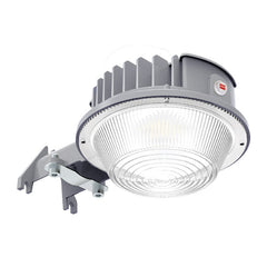 Led Area Dusk to Dawn Light with Photocell, 7,800 Lumens, 36W/42W/60W Selectable, 120-277V, CCT Selectable 3000K/4000K/5000K, Grey Finish