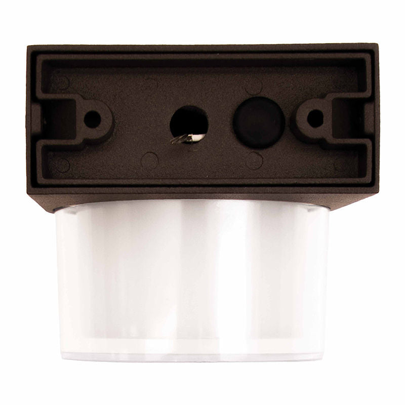 LED Round Mini Up/Down Wall Light, 400 Lumens, 12V, CCT Selectable 3000K/4000K/5000K, Dark Bronze Finish