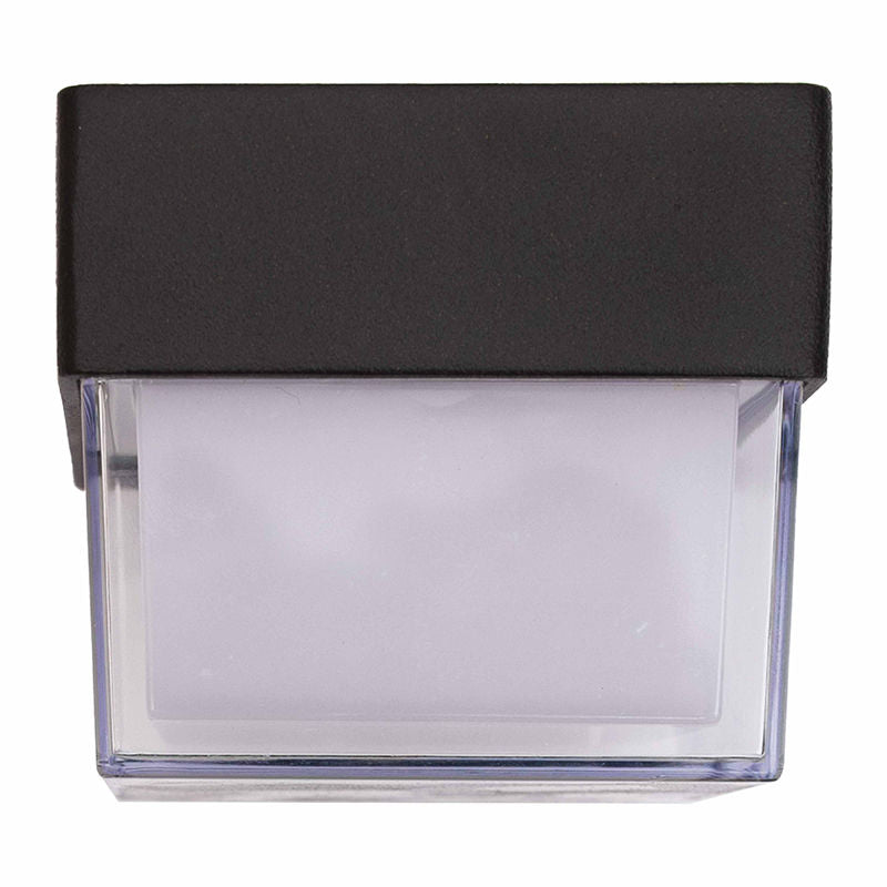 LED Square Mini Wall Light, 400 Lumens, 12V, CCT Selectable 3000K/4000K/5000K, Dark Bronze Finish