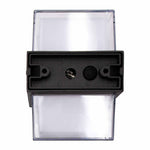 LED Square Mini Up/Down Wall Light, 6 Watt, 400 Lumens, 12V, CCT Selectable 3000K/4000K/5000K, Dark Bronze Finish