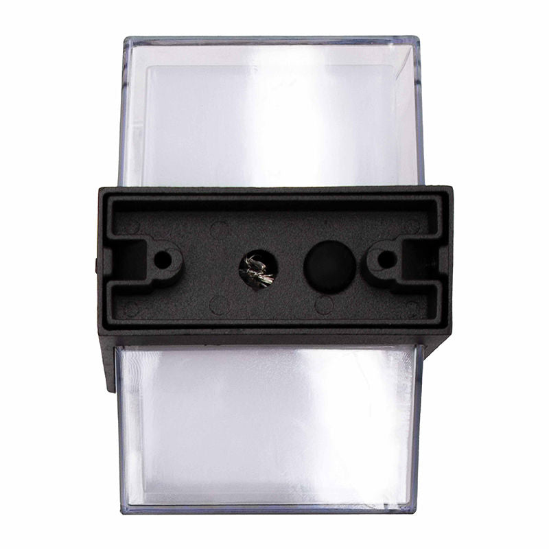 LED Square Mini Up/Down Wall Light, 6 Watt, 400 Lumens, 12V, CCT Selectable 3000K/4000K/5000K, Dark Bronze Finish