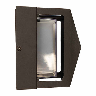 LED Angled Mini Wall Light, 200 Lumens, 12V, CCT Selectable 3000K/4000K/5000K, Dark Bronze Finish