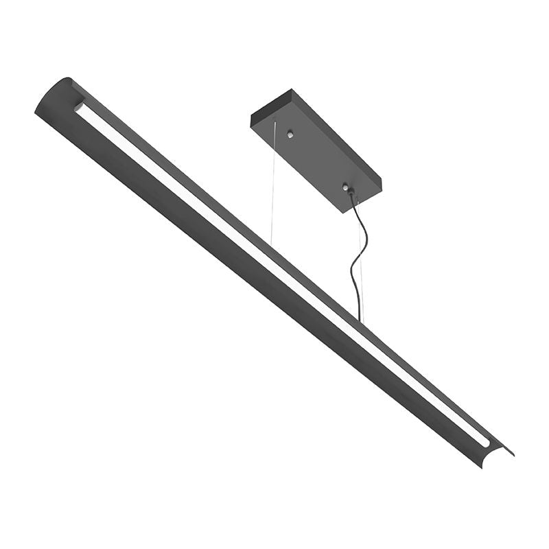 4' LED Direct or Indirect Linear Fixture, 2,500Lumens, 20W/25W/30W Selectable, 120-277V, CCT Selectable 3000K/3500K/4000K, White or Black Finish
