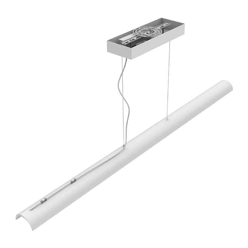 4' LED Direct or Indirect Linear Fixture, 2,500Lumens, 20W/25W/30W Selectable, 120-277V, CCT Selectable 3000K/3500K/4000K, White or Black Finish