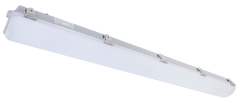 4 Foot LED Linear Vapor Tight Fixture, 46 watt, 6350 Lumens, CCT Selectable,120-277V (Narrow Width)