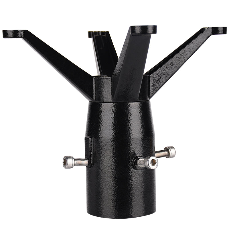 24"X14" SQ Garden Post Coach Light, 9000 Lumens, 60W/80W/100W Selectable, 120-277V, CCT Selectable 3000K/4000K/5000K, Black Finish