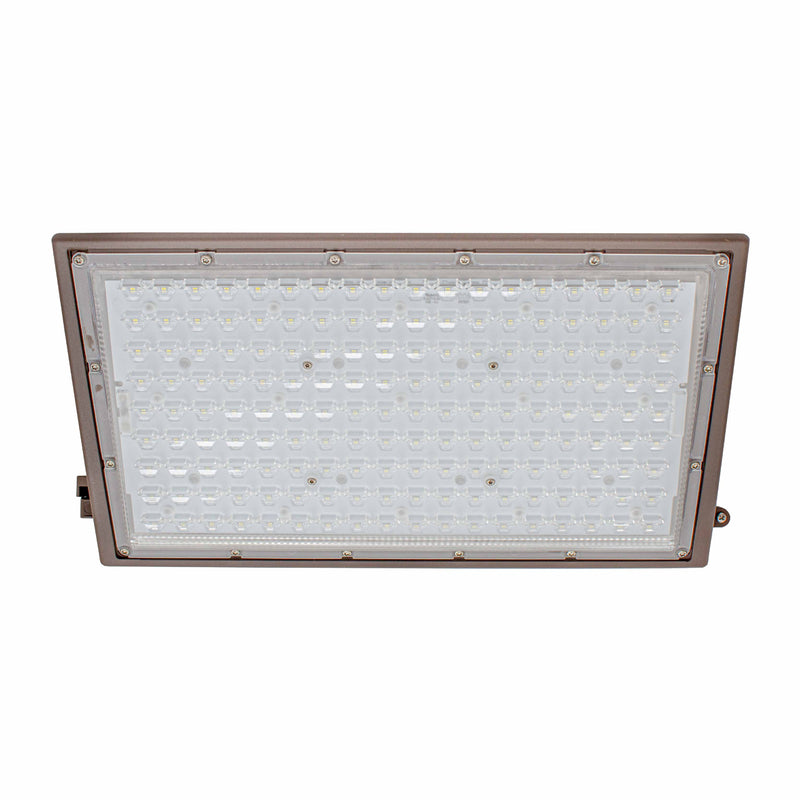 LED Non-Cutoff 2nd Generation Wall Pack, 150W, 19200 Lumens, 120-277V, 3000K, 4000K, or 5000K CCT, Dark Bronze Finish