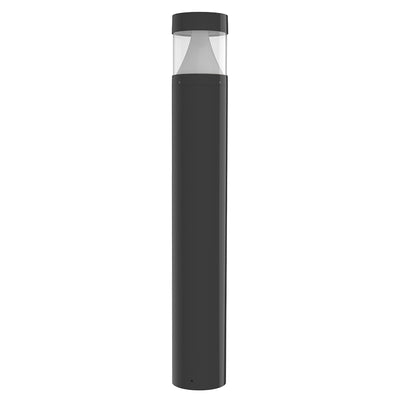 LED 42" Flat Top Bollard, 1496 Lumens, Wattage and CCT Selectable, 120-277V, Cone Reflector, Clear Lense, Black or Brown Finish