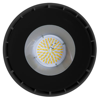 9" Ceiling Mount Cylinder Light, 6,400Lm, CCT & Wattage Selectable, 120-277V, Black