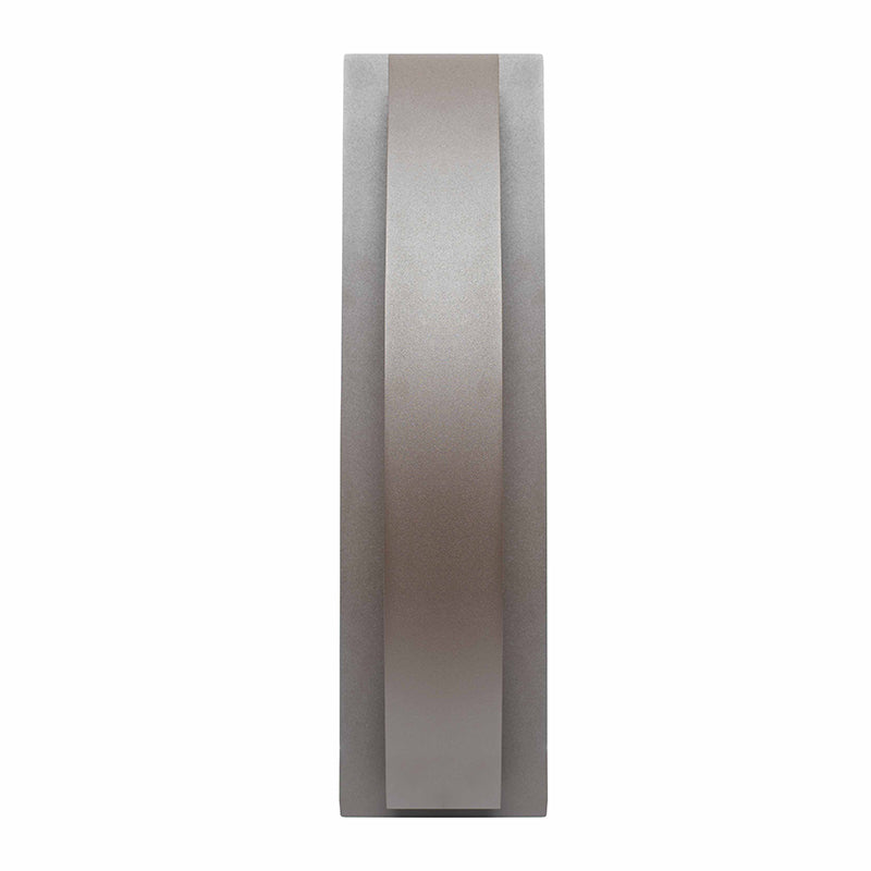 Crest Collection Lunette Trim Wall Sconce, 1800 Lumens, 100-277V, 5/10/15/20W Selectable, 3000K, 4000K, or 5000K, Dark Bronze or Silver