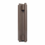 Crest Collection Grasp Trim Wall Sconce, 1800 Lumens, 100-277V, 20W, 3000K, 4000K, or 5000K, Dark Bronze or Silver