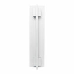Crest Collection Grasp Trim Wall Sconce, 1800 Lumens, 100-277V, 5/10/15/20W Selectable, 3000K, 4000K, or 5000K, Dark Bronze or Silver