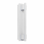 Crest Collection Grasp Trim Wall Sconce, 1800 Lumens, 100-277V, 20W, 3000K, 4000K, or 5000K, Dark Bronze or Silver