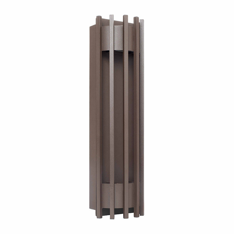 Crest Collection Pen Trim Wall Sconce, 1800 Lumens, 100-277V, 20W, 3000K, 4000K, or 5000K, Dark Bronze or Silver