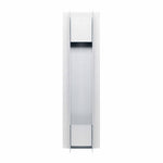 Small Crest Collection Passage Trim Wall Sconce, 900 Lumens, 100-277V, 10W, 3000K, 4000K, or 5000K, Dark Bronze or Silver