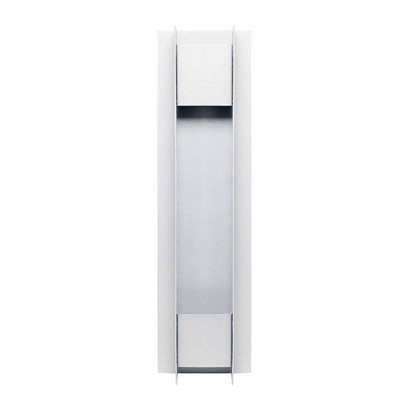 Small Crest Collection Passage Trim Wall Sconce, 900 Lumens, 100-277V, 10W, 3000K, 4000K, or 5000K, Dark Bronze or Silver