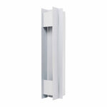 Crest Collection Passage Trim Wall Sconce, 1800 Lumens, 100-277V, 5/10/15/20W Selectable, 3000K, 4000K, or 5000K, Dark Bronze or Silver