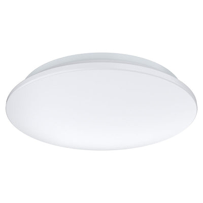 14" LED Flush Cloud Fixture, 20W, 1,500 Lumens, 120V, CCT Selectable 2700K/3000K/3500K/4000K/5000K, White Finish