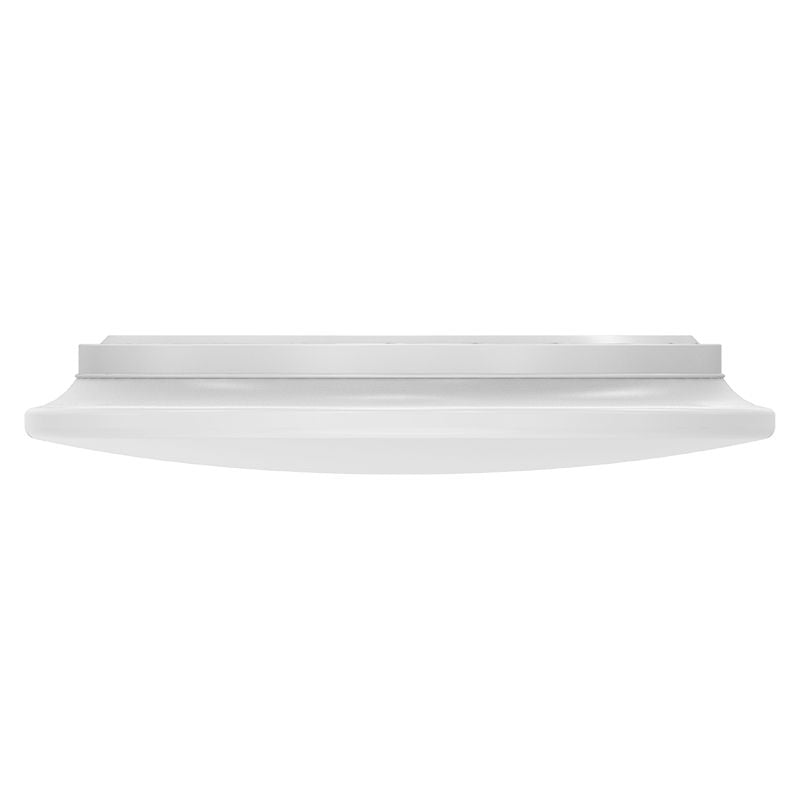 14" LED Flush Cloud Fixture, 20W, 1,500 Lumens, 120V, CCT Selectable 2700K/3000K/3500K/4000K/5000K, White Finish