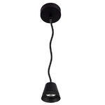 LED Cone Pendant with 6FT Adjustable Cord, 6W/9W/12W Selectable, 600LM, CCT Selectable 3000K/4000K/5000K, Black or White