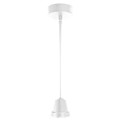 LED Cone Pendant with 6FT Adjustable Cord, 6W/9W/12W Selectable, 600LM, CCT Selectable 3000K/4000K/5000K, Black or White