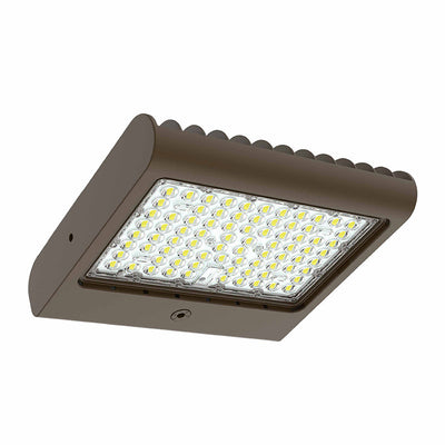 LFX LED High Lumen Flood Light, 21400 Lumens, 50W/80W/100W/150W Selectable, 120-277V, 3000K, 4000K. or 5000K Available, Dark Bronze Finish