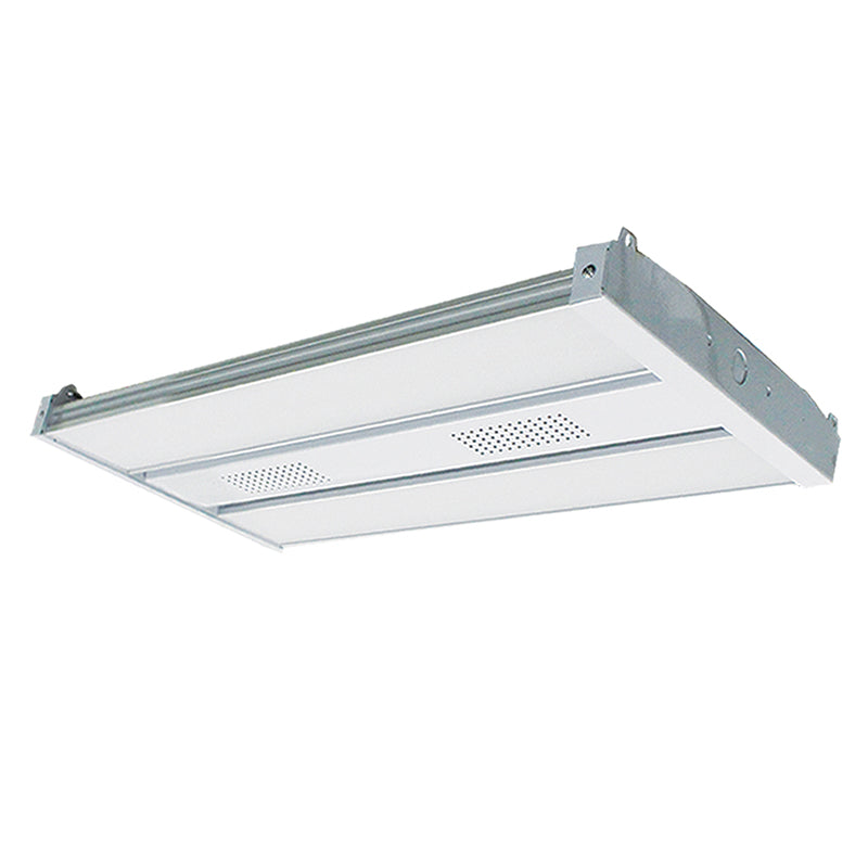 2ft Linear High Bay, 15,500 Lumens, 100W, 120-277V, 4000K or 5000K CCT, White Finish