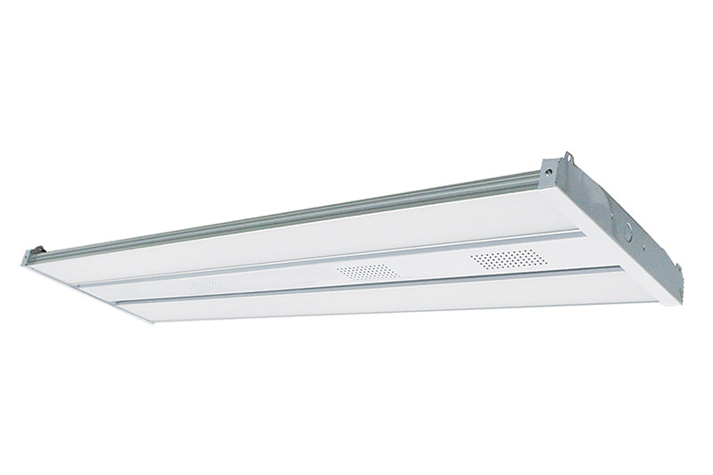 2ft Linear High Bay, 18750 Lumens, 80W/110W/150W Selectable, 120-277V, CCT Selectable 3500K/4000K/5000K, White Finish