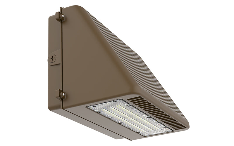 Dimmable LED Full Cutoff Wall Pack, 5500LM, 50W, 120-277V, CCT Available in 3000K, 4000K, or 5000K, Dark Bronze Finish
