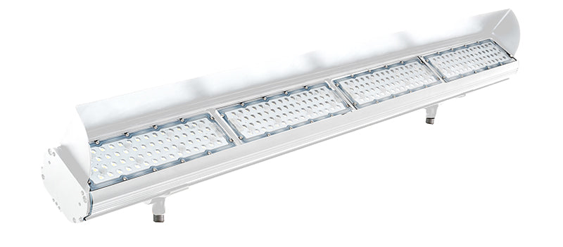 LED 4' Outdoor Sign Light, 15,600 Lumens, 120 Watts, 120-277 Volts, 3000K or 5000K CCT Available, White Finish