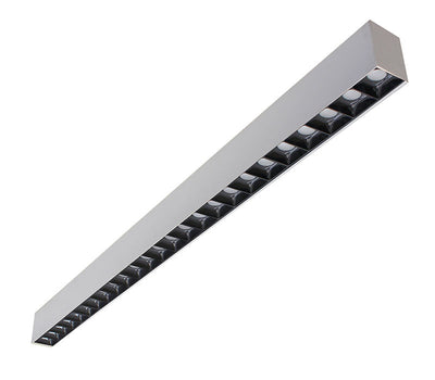 4 FT SCO Series LED Linear Fixture, 3760 Lumens, 40W, 120-277V, CCT Selectable 3500K/4000K/5000K, Multiple Finishes Available