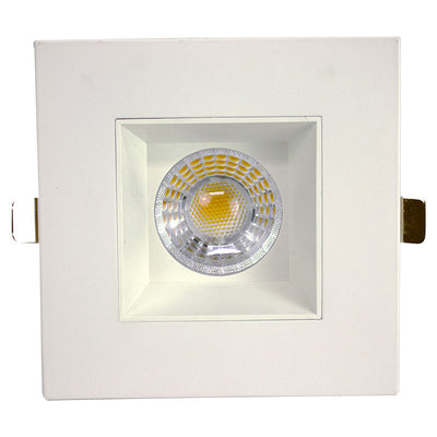 4" LED Snap-In Square Recessed Light, 1,350 Lumens, 15W, 120V, CCT Selectable 2700K/3000K/3500K/4000K/5000K