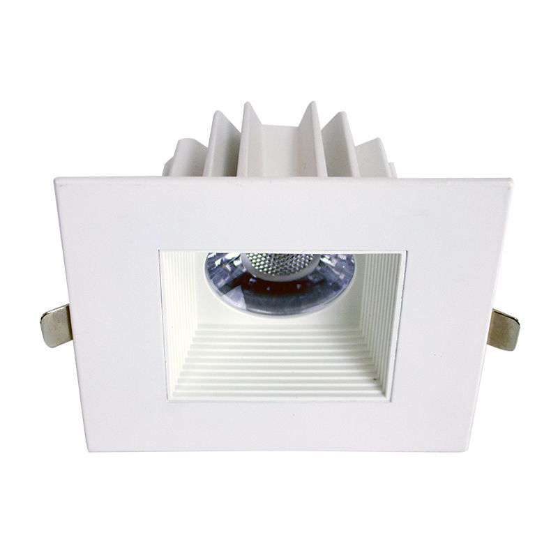 4" LED Snap-In Square Recessed Light, 1,350 Lumens, 15W, 120V, CCT Selectable 2700K/3000K/3500K/4000K/5000K